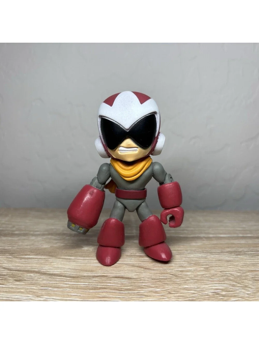 Kidrobot Mega Man Protoman 3 Inch Mini Vinyl Figure Capcom Loose Toy